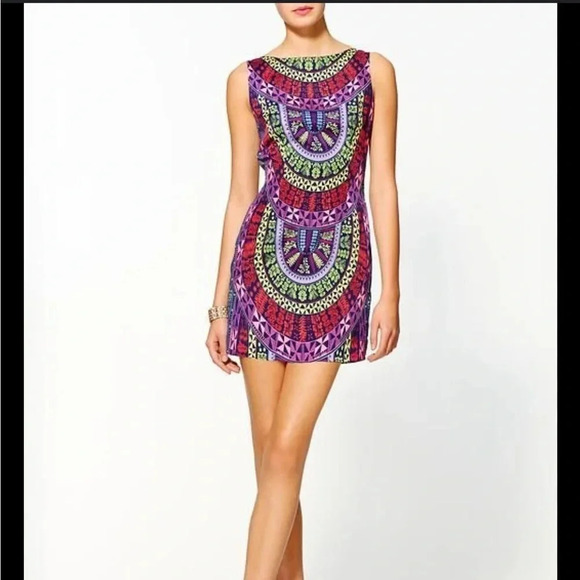 Mara Hoffman printed open back mini dress - Picture 1 of 9